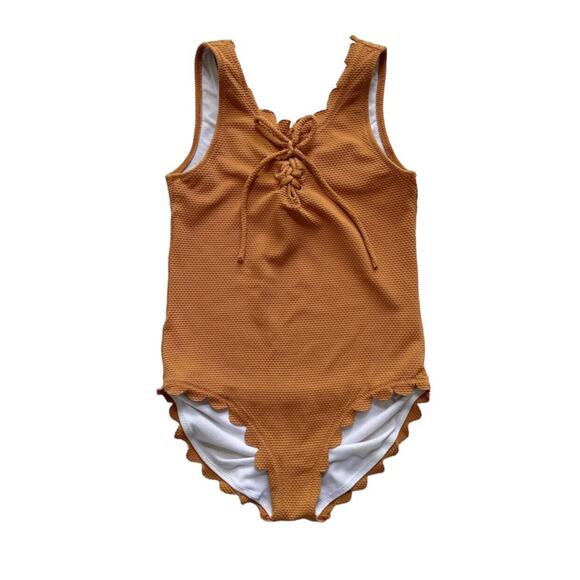 Rylee + Cru Lace-Up Swimsuit Size 6-7y - Picture 1 of 4